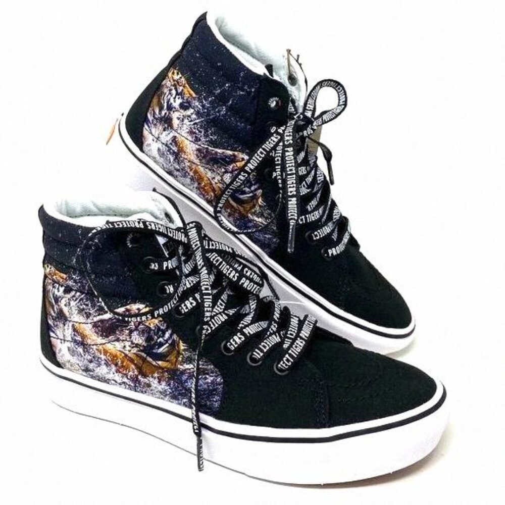 VANS SK8-HI Discovery Comfycush Shoes Womens Black VN0A3WMB9EF Size Canvas Skate